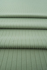 Rib Stretch Knit Fabric Solid