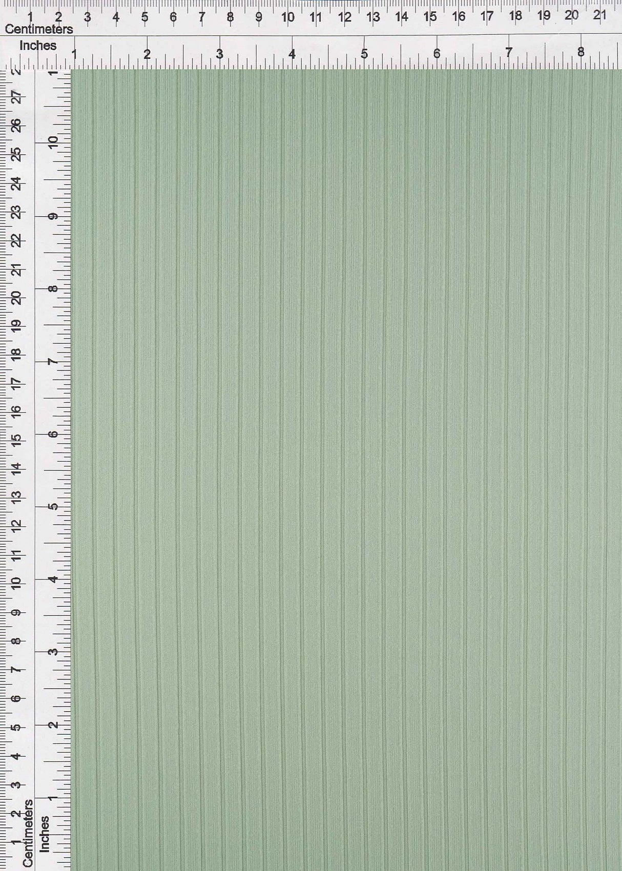 Rib Stretch Knit Fabric Solid