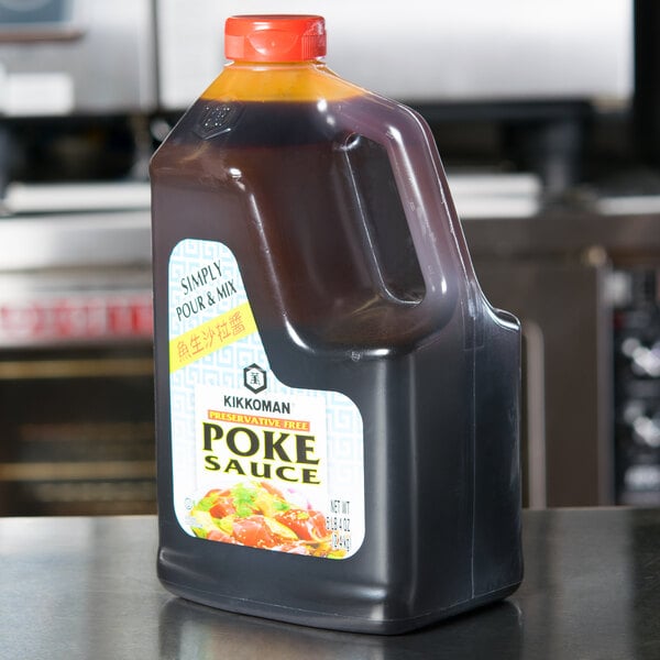 Kikkoman 5 lb. Preservative Free Poke Sauce - 6/Case