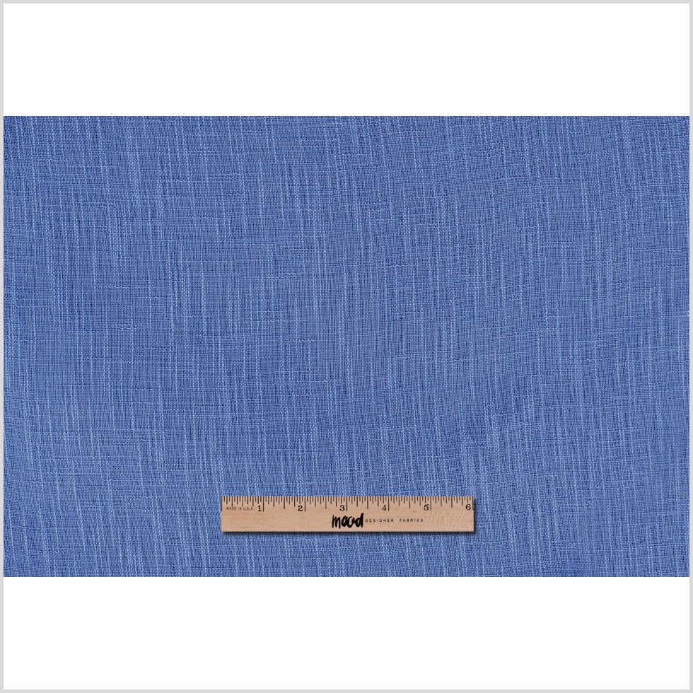 Semi-Sheer, Extra-Wide Ocean Blue Poly Weave