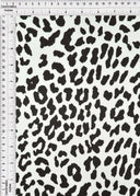 1 yarda de tela de punto cepillada DTY con estampado animal, poliéster y spandex suave y elástico, ancho de 58/60 pulgadas