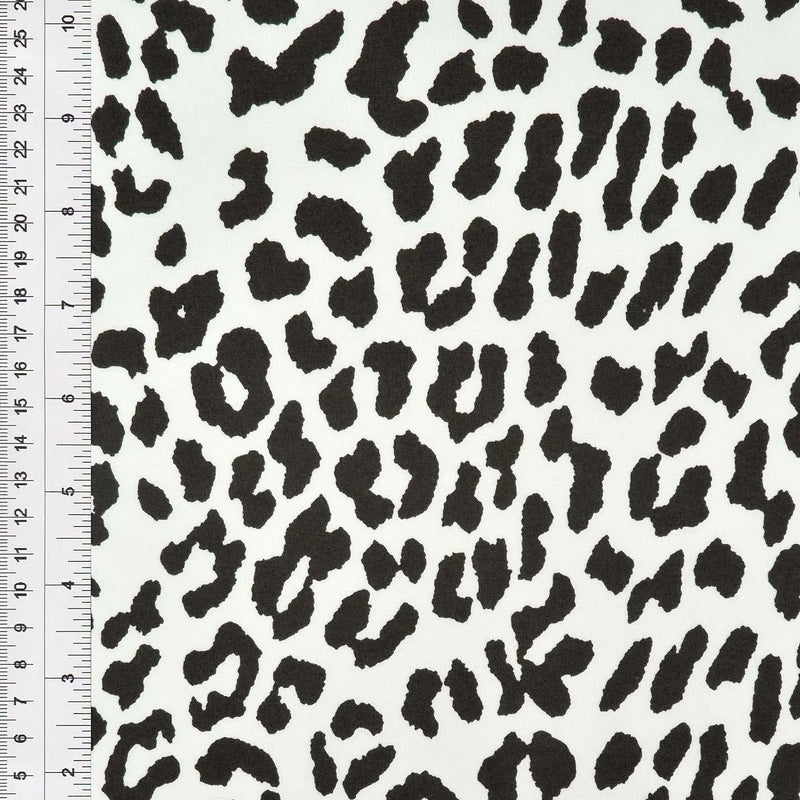 1 Yard Animal Print DTY Brushed Knit Fabric Soft Stretch Polyester Spandex 58/60 Inches Wide