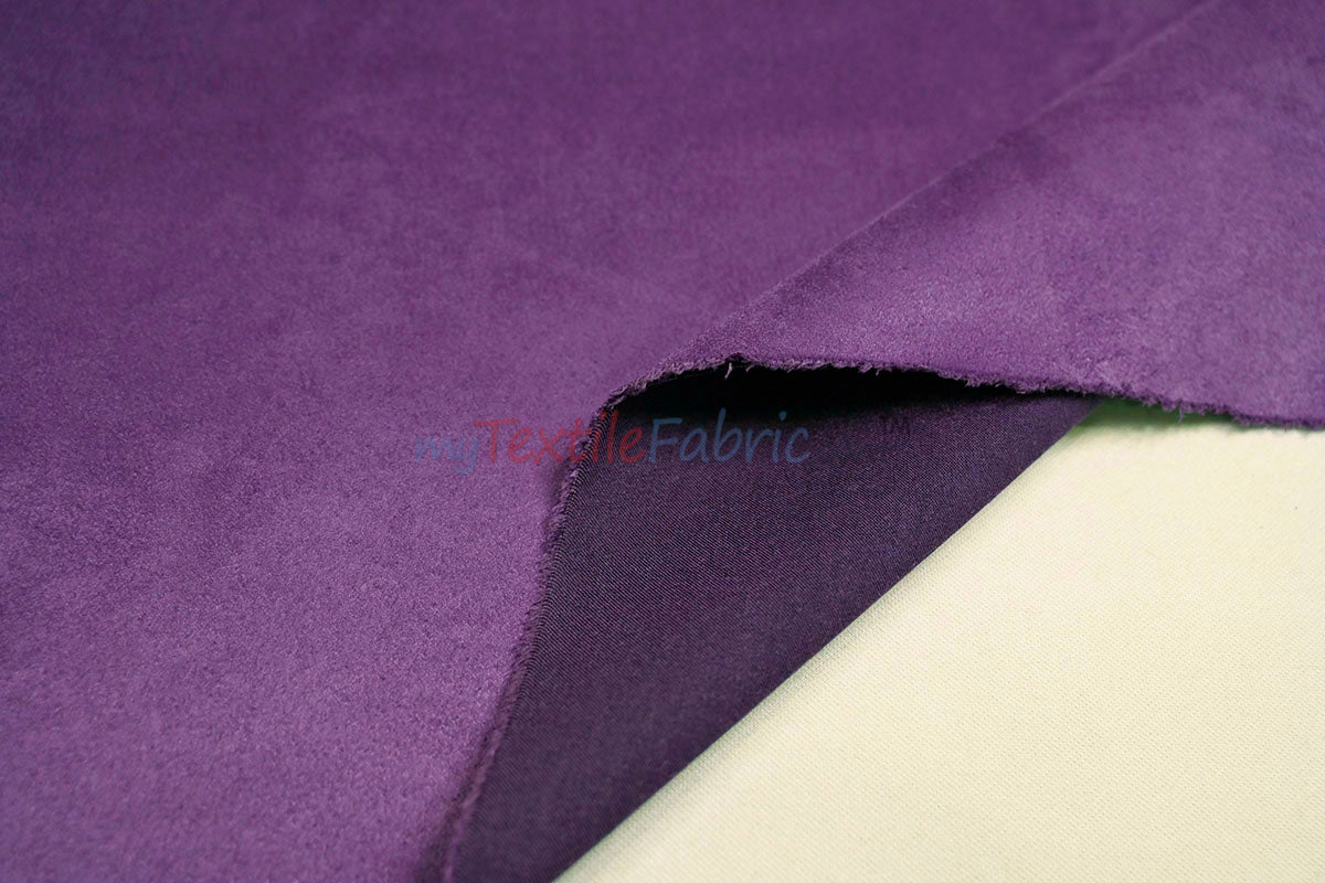 Microsuede Faux Suede Fabric - 40 Colors, 60" Width (Continuous Yards)