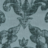 Subtle Green Damask Chenille Jacquard