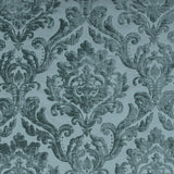 Subtle Green Damask Chenille Jacquard