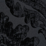 Black Damask Chenille Jacquard