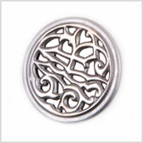 Gray Brass Metal Button - 24L/15mm