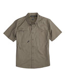 DRI DUCK Men's Craftsman Woven Short Sleeve Shirt