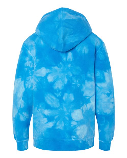 Youth Midweight Tie-Dyed Hooded Sweatshirt