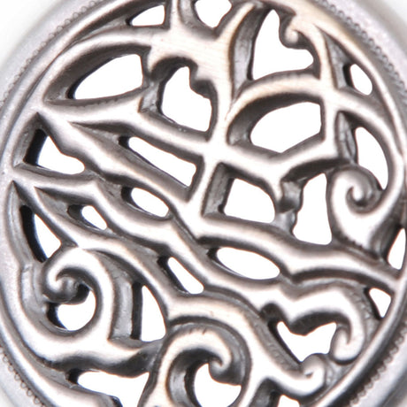 Gray Brass Metal Button - 40L/25.5mm