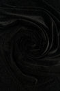 Glitter Stretch Velvet Knit Fabric Black