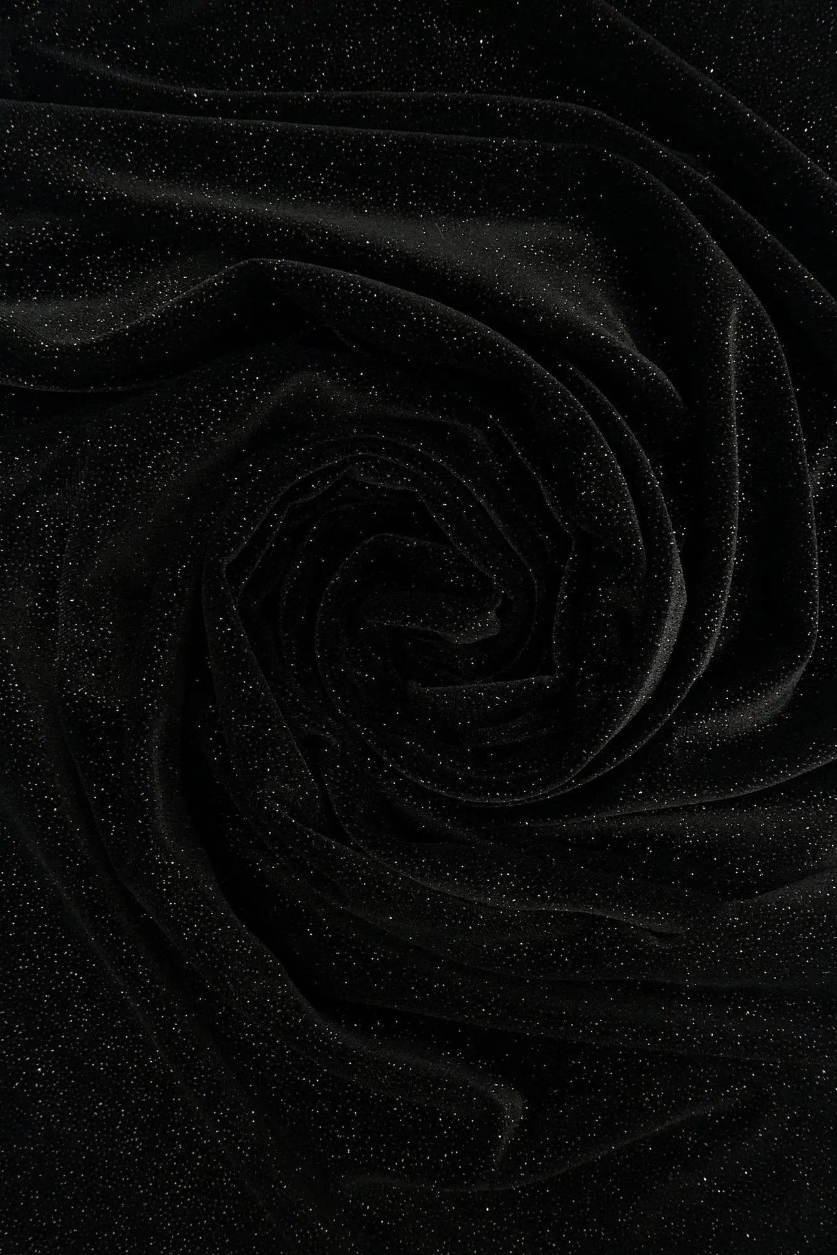 1 Yard Stretch Velvet with Glitter Fabric 250 GSM, 56/58? Wide Polyester Spandex Blend