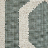 Resort Polyester Woven with a Geometric Faux-Chenille Design