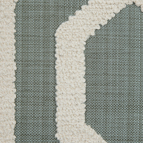 Resort Polyester Woven with a Geometric Faux-Chenille Design