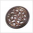 Brass Metal Button - 60L/38mm