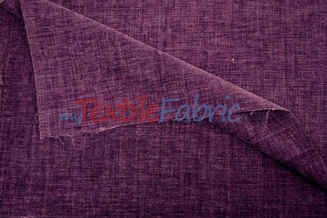 Chenille Polyester Fabric - Ultra Soft Velvety Texture, 60" Width, 350 GSM (1 Yard)