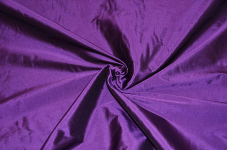 Polyester Silk Taffeta Fabric - Solid, 54" Width (1 Yard)