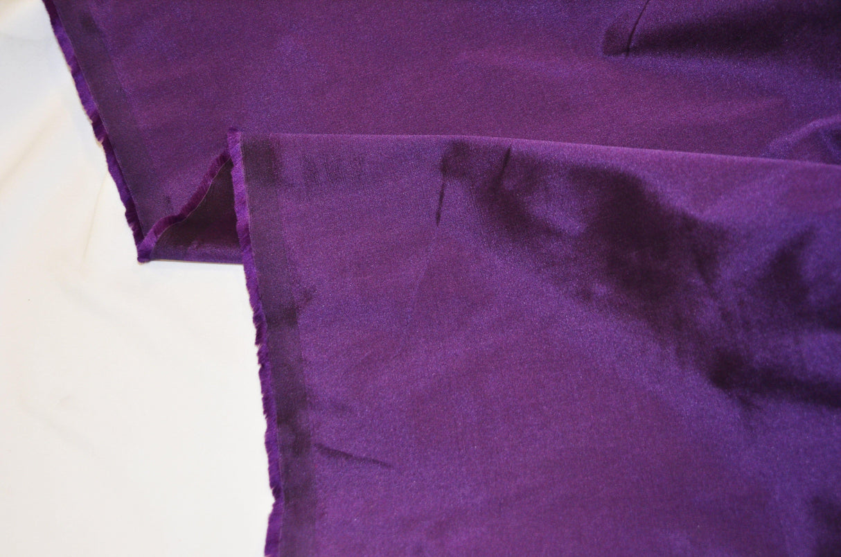 Polyester Silk Taffeta Fabric - Solid, 54" Width (1 Yard)