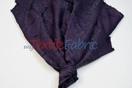 Iridescent Crush Shimmer Rayon Polyester Fabric - Iridescent Two-Tone Crushed Shimmer, 52/54" Width, Multiple Colors (Yards & Bolts)