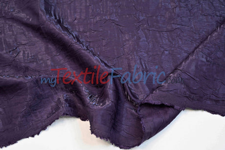 Iridescent Crush Shimmer Rayon Polyester Fabric - Iridescent Two-Tone Crushed Shimmer, 52/54" Width, Multiple Colors (Yards & Bolts)