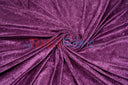 Panne Velvet Polyester Fabric - Crush Panne Velour, Solid, 58/60" Width (1 Yard)