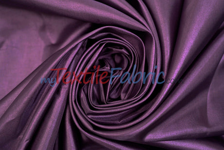 Polyester Silky Habotai Lining Polyester Fabric - Solid, 58" Wide (Sample Swatch)