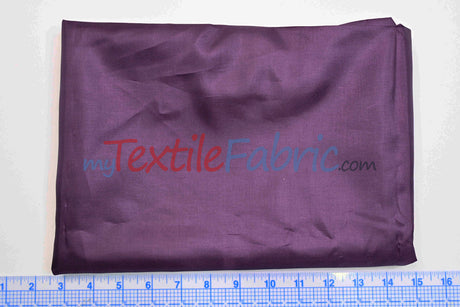Polyester Silky Habotai Lining Polyester Fabric - Solid, 58" Wide (Sample Swatch)