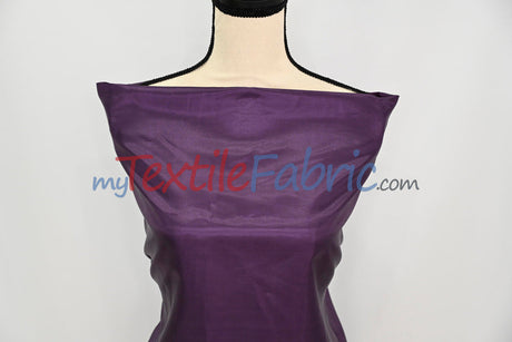 Polyester Silky Habotai Lining Polyester Fabric - Solid Multiple Colors, 58" Width (Continuous Yards)