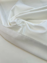 Cotton Twill With Elastane White