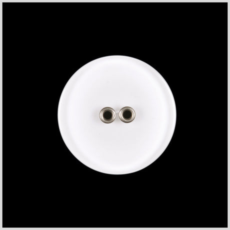 White Plastic Button - 28L/18mm