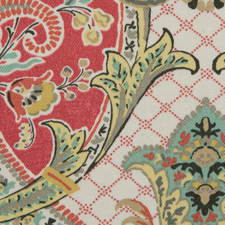 Radish Damask Paisley Printed Cotton Twill