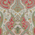 Radish Damask Paisley Printed Cotton Twill