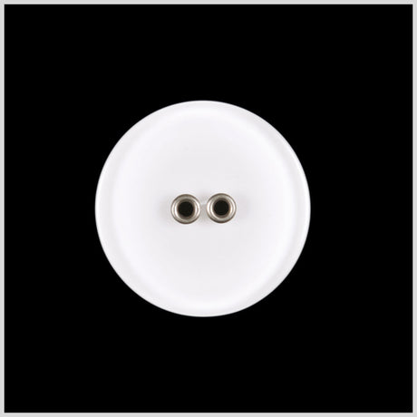 White Plastic Button - 44L/28mm
