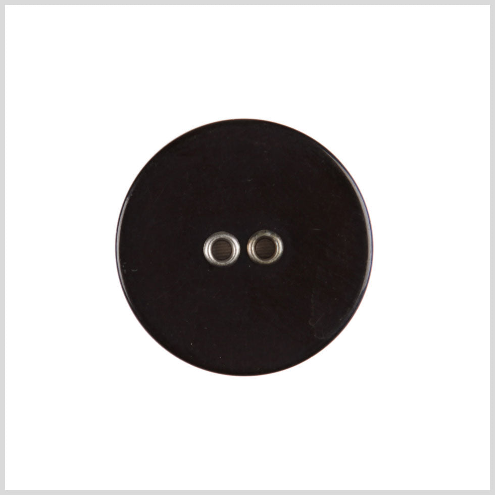Black Plastic Plastic Button - 44L/28mm
