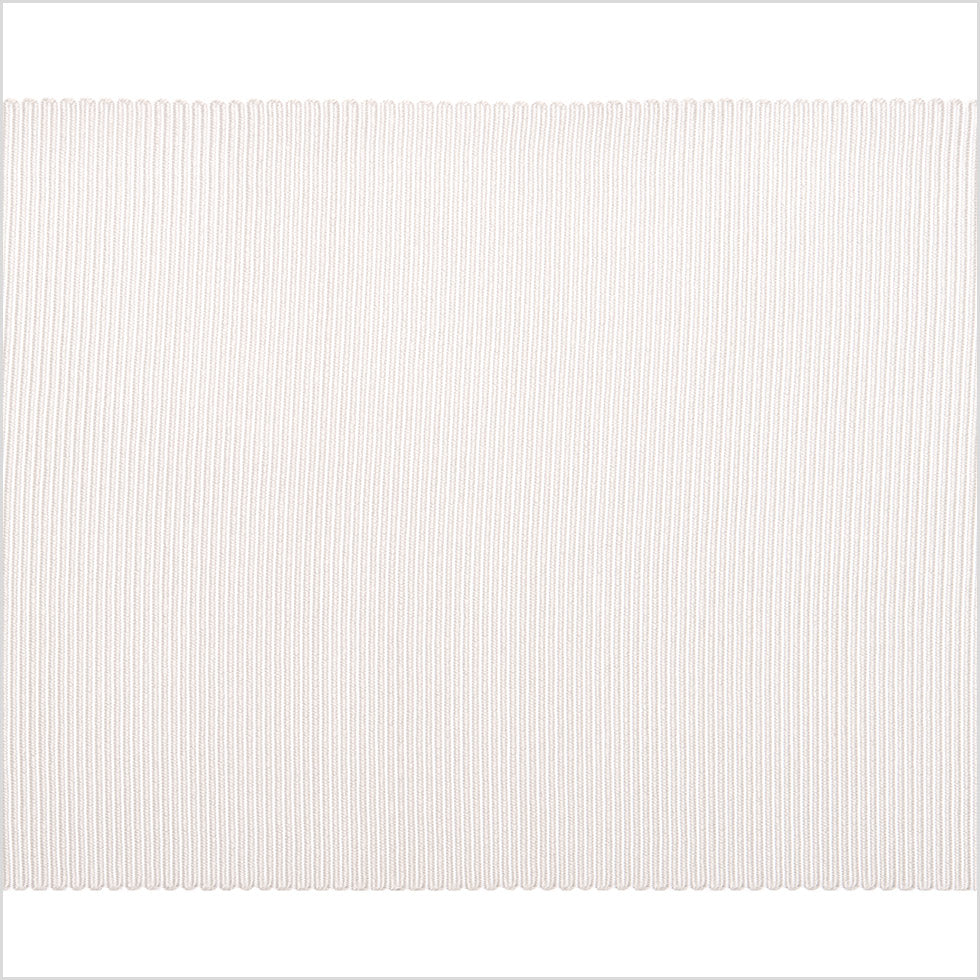 3" Off-White Rayon Petersham Grosgrain Ribbon