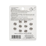 Dritz Sew On Snaps - Nickel, Size 1/0 - 10ct