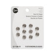 Dritz Sew On Snaps - Nickel, Size 1/0 - 10ct