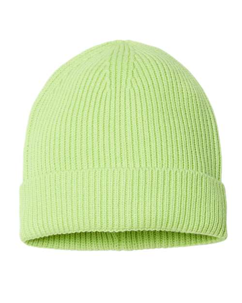 Sustainable Fine Rib Cuffed Beanie