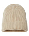 Sustainable Fine Rib Cuffed Beanie