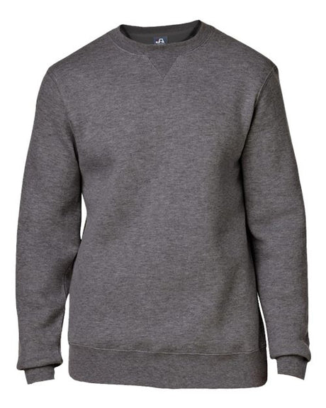 J. America Unisex Premium Fleece Crewneck Sweatshirt