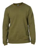 Sudadera premium de forro polar con cuello redondo