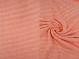 1 Yard Oversize Waffle Solid Knit Fabric 220 GSM, 54/56? Wide Polyester Rayon Spandex Blend
