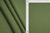 1 Yard Oversize Waffle Solid Knit Fabric 220 GSM, 54/56? Wide Polyester Rayon Spandex Blend
