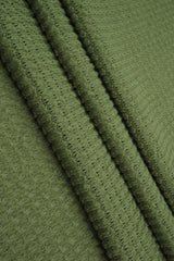 Stretch Waffle Knit Fabric Solid Colors