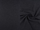 1 Yard Oversize Waffle Solid Knit Fabric 220 GSM, 54/56? Wide Polyester Rayon Spandex Blend