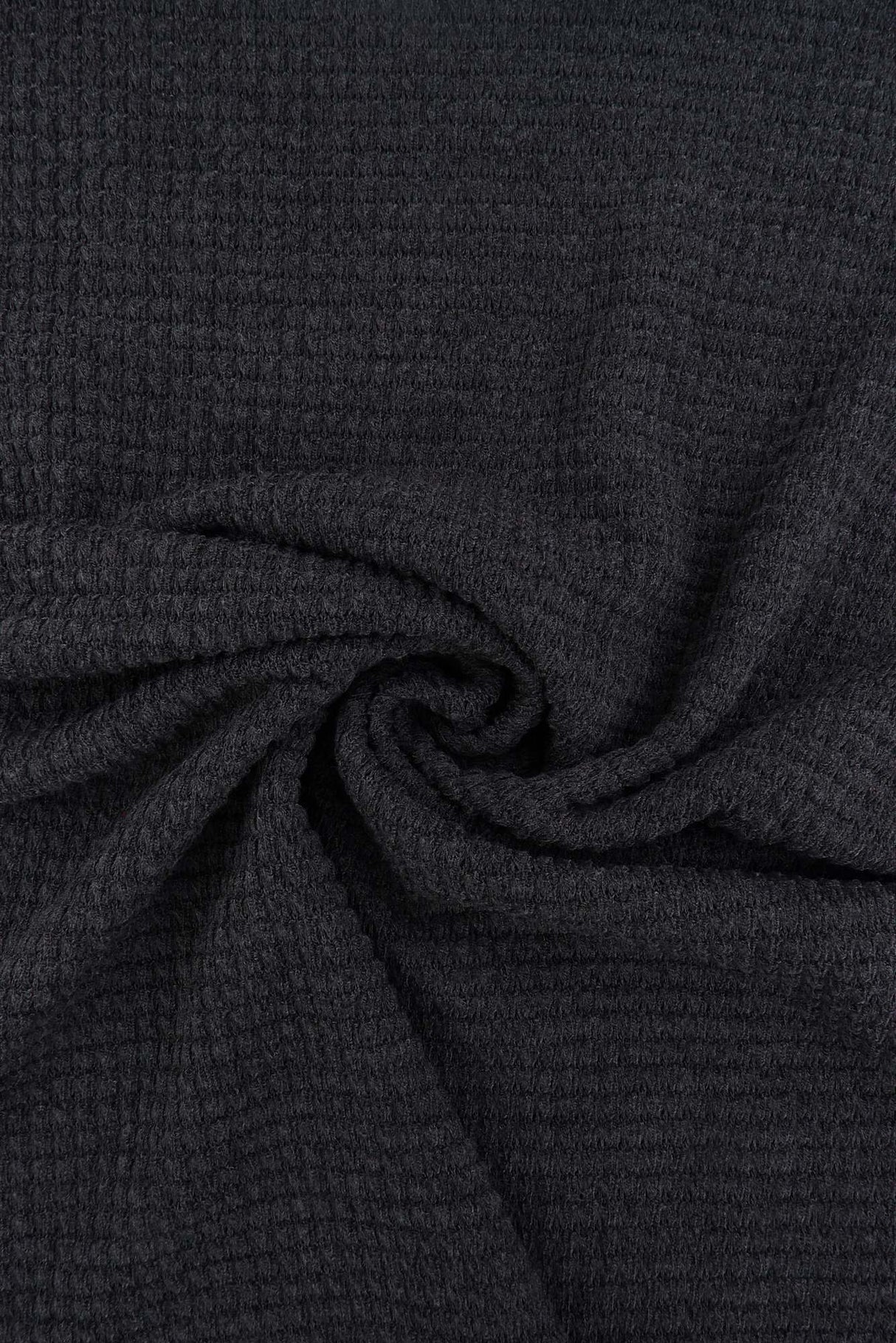 Stretch Waffle Knit Fabric Solid Colors