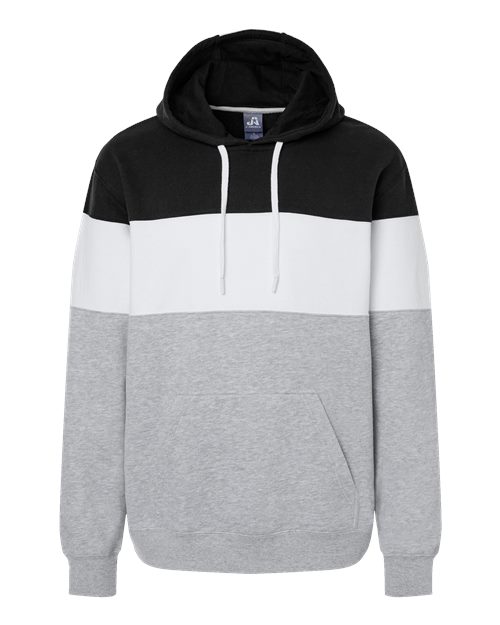 Men's Varsity Colorblocked Fleece Hooded Sweatshirt
