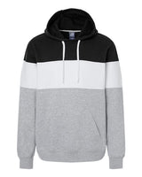 Men's Varsity Colorblocked Fleece Hooded Sweatshirt