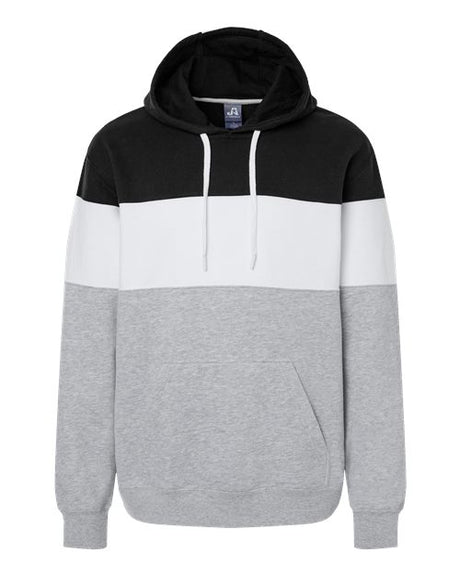 Men's Varsity Colorblocked Fleece Hooded Sweatshirt