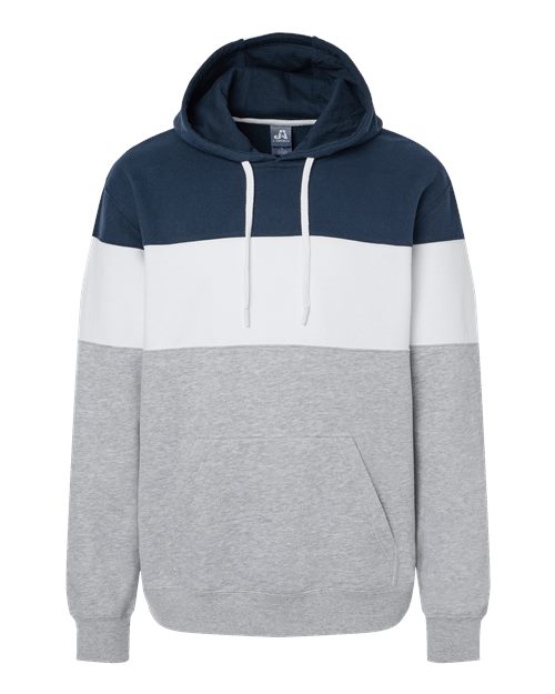 Men's Varsity Colorblocked Fleece Hooded Sweatshirt